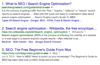 Search Optimization